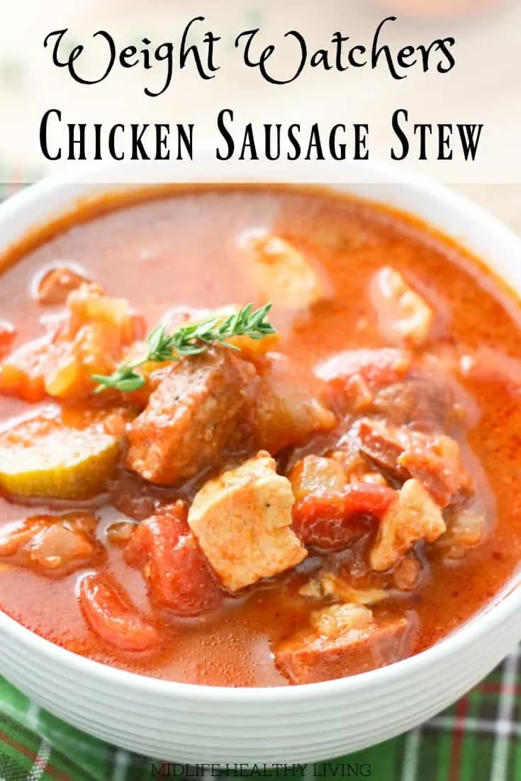 Slow Cooker Chicken Sausage Stew Recipe - About a Mom