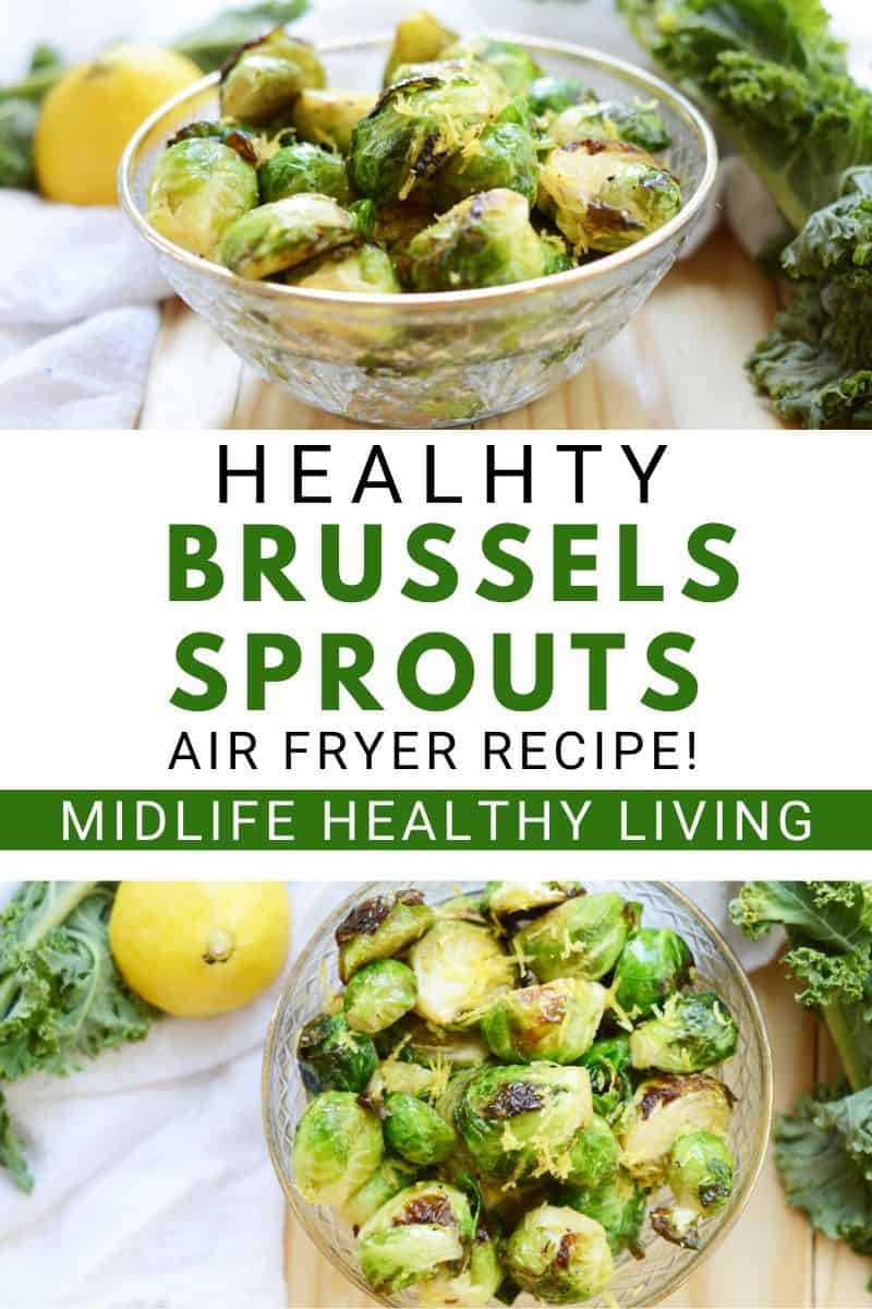 Air Fryer Brussels Sprouts (Instant pot air fryer lid)