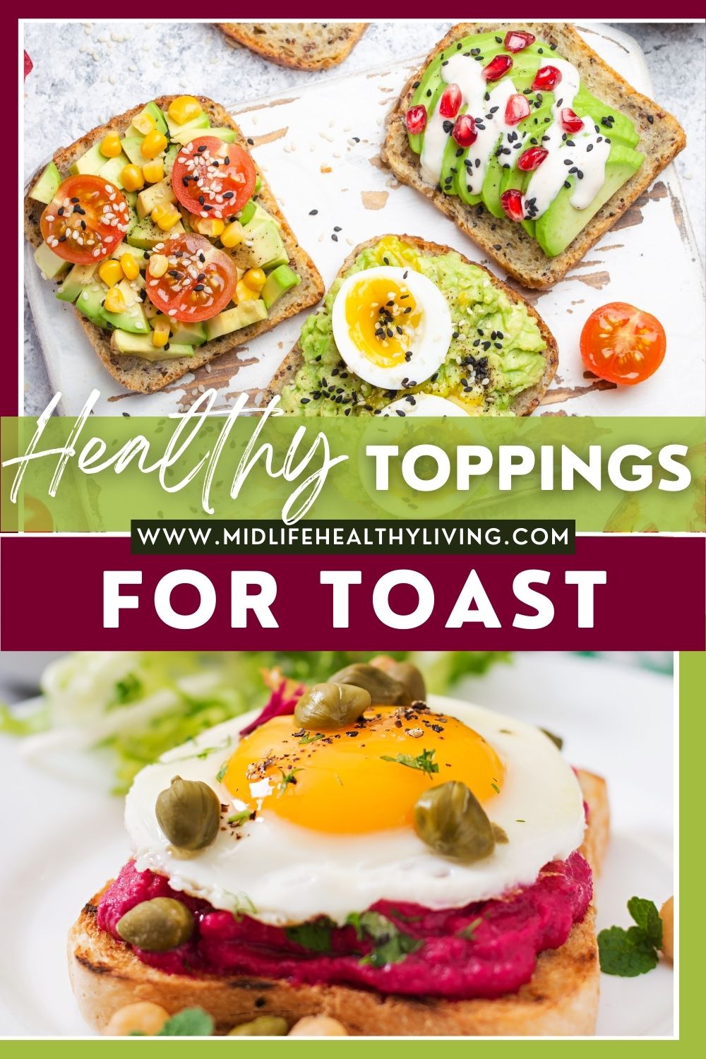 50 Toppings for Toast - HOORAH to Health
