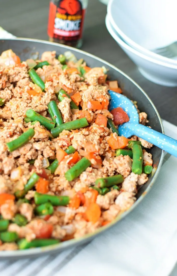 Chipotle Ground Turkey Skillet Meal Prep - Project Meal Plan