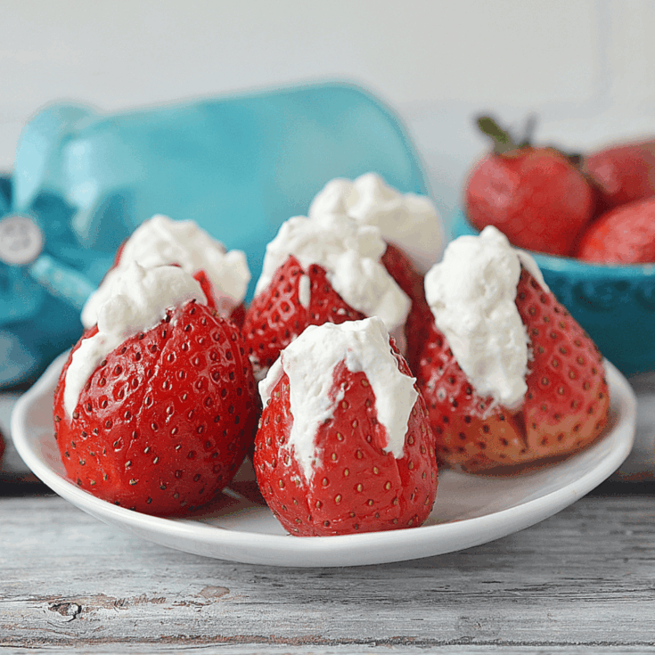 Image for The Easiest Stuffed Strawberries Recipe!