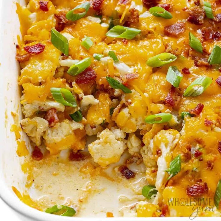 Image for Cheesy Loaded Cauliflower Casserole