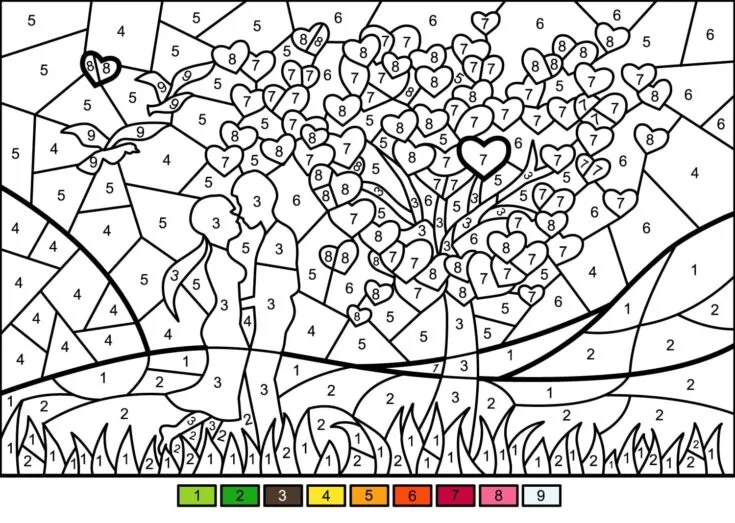 Large Print Adult Coloring Book Color By Number: An Adult Color By Numbers  Coloring Book Large Print Coloring Page 50 Uniq Totaly Relaxing Desgin  (Paperback)