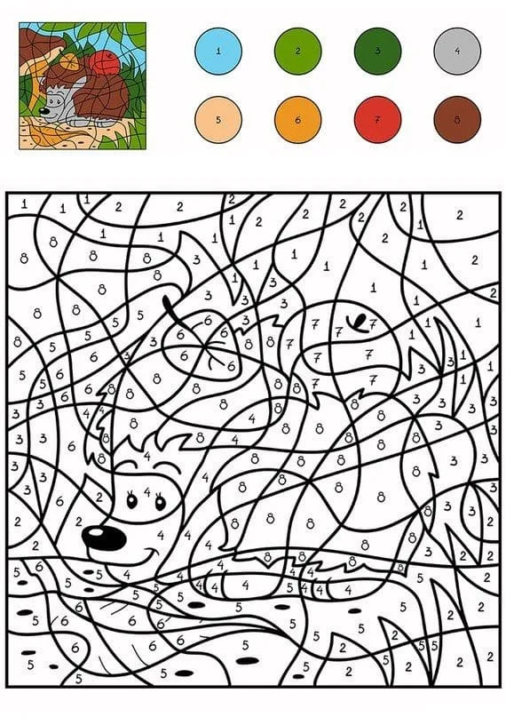 Page 2  900+ Adult Color By Number Coloring Book Pictures