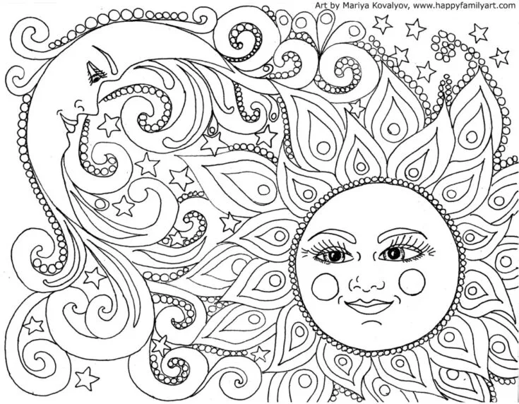 Quick Stress Relief Coloring Book For Adults: Antistress and
