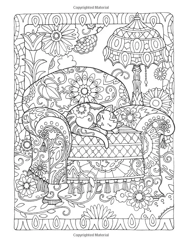 19 Printable Stress Relief Coloring Pages for Adults - Happier Human
