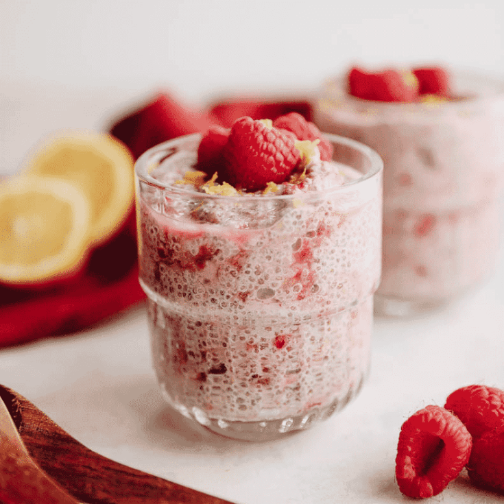 Image for Lemon Raspberry Chia Pudding