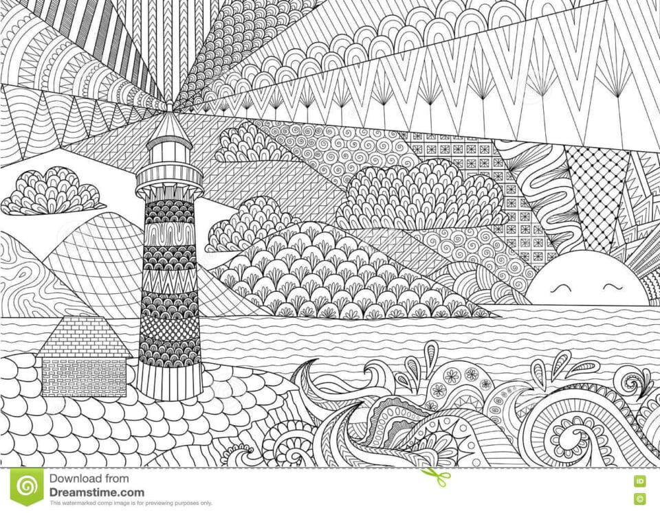 21 Cool Adult Coloring Pages