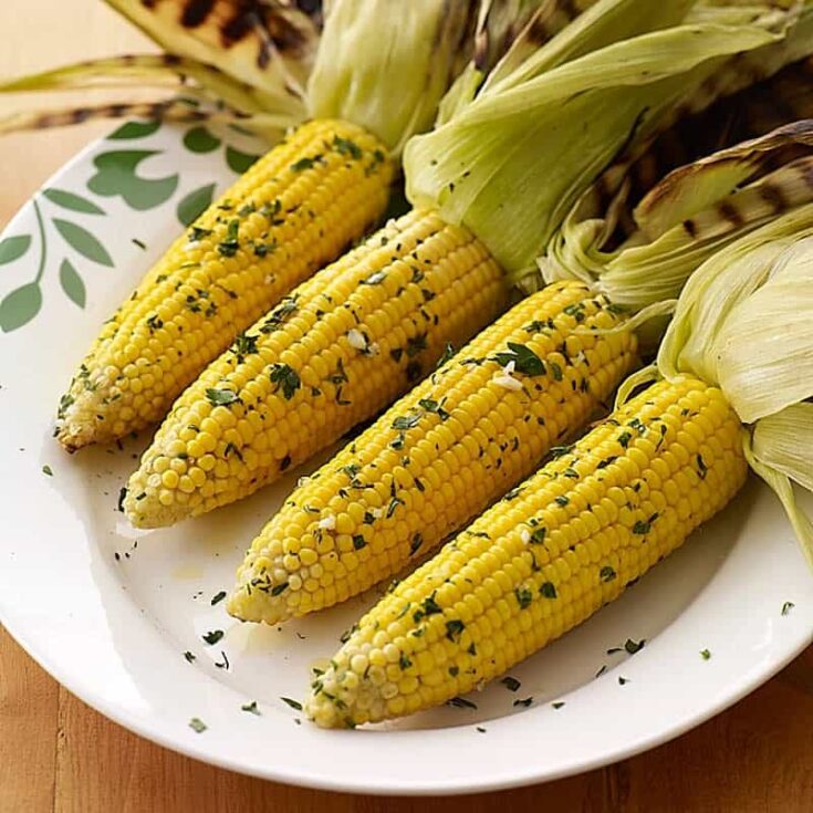 Image for Garlic-herb grilled corn | Recipes | WW USA