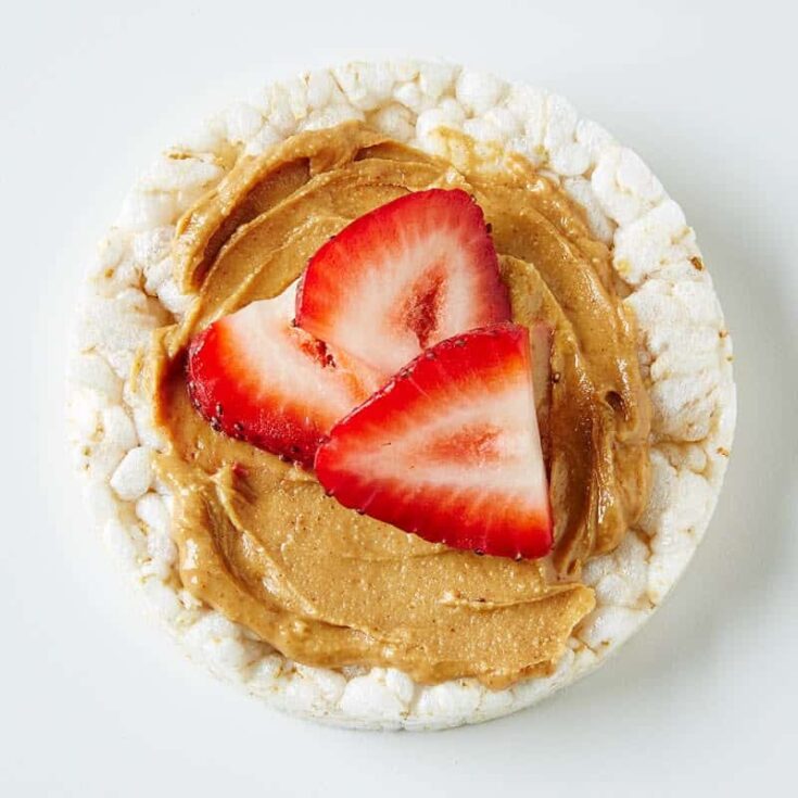 Image for PB and Strawberry Rice Cake - Meal for One | WW USA