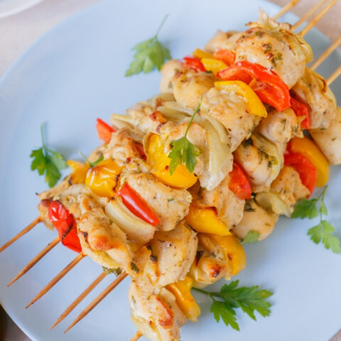 Oven Chicken Kabobs