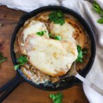 french onion pork chops held up