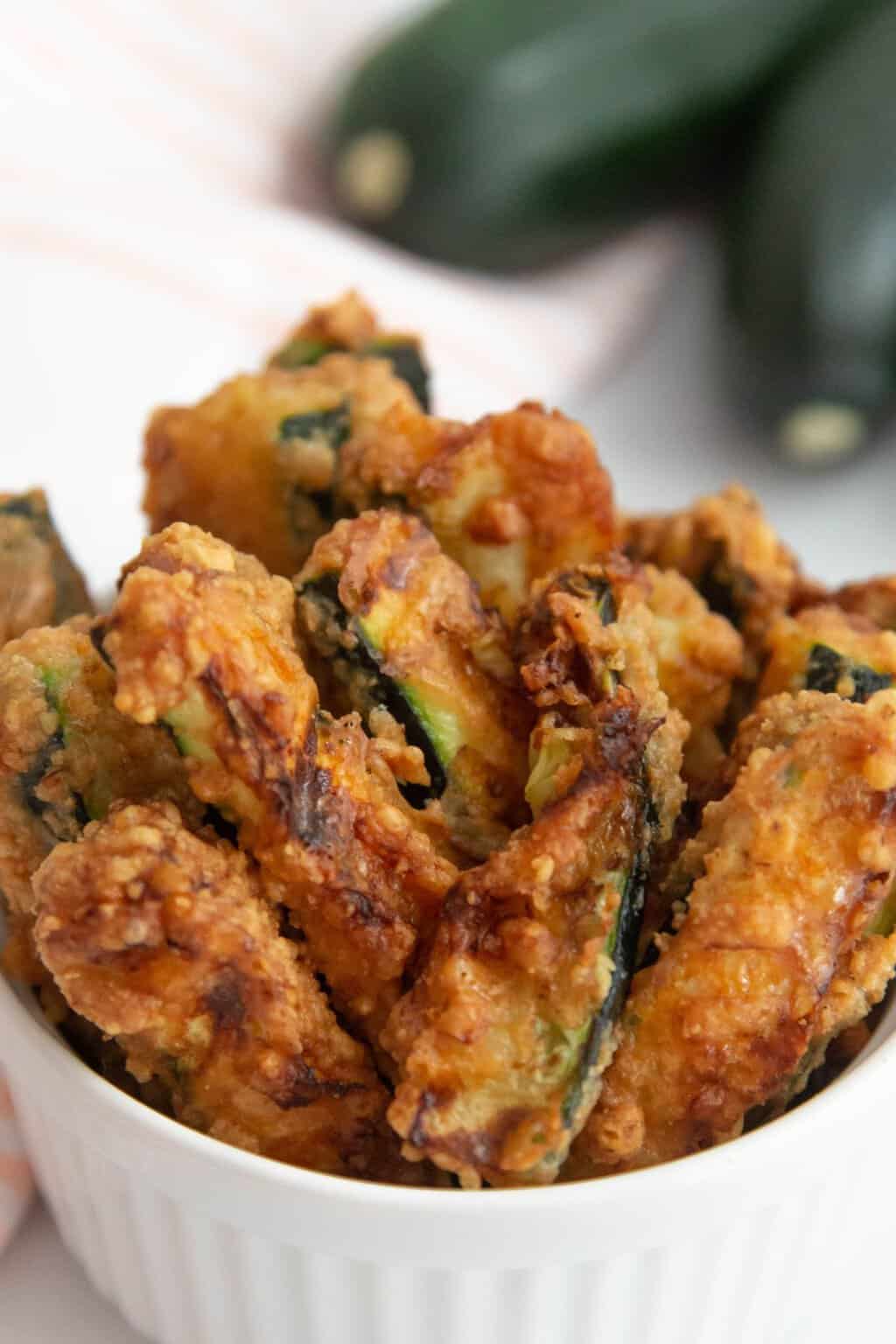 Air fryer zucchini fries.