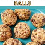 Pin image for peanut butter balls.