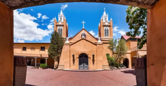 In Albuquerque, New Mexico's Old Town, Native art, hidden courtyards, and chile fill the streets