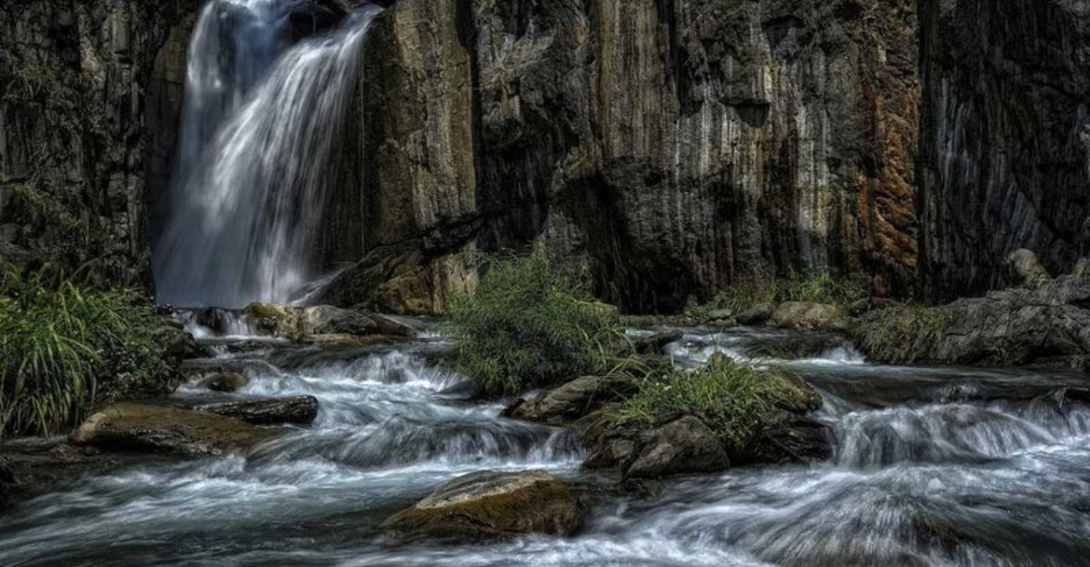 California’s Hidden Mountain Campground With A Stunning Waterfall Swimming Hole
