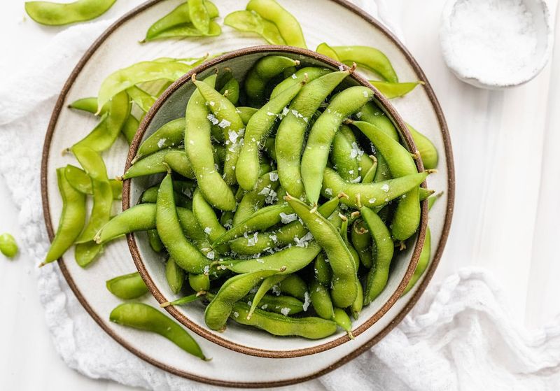 Edamame Pods with Sea Salt