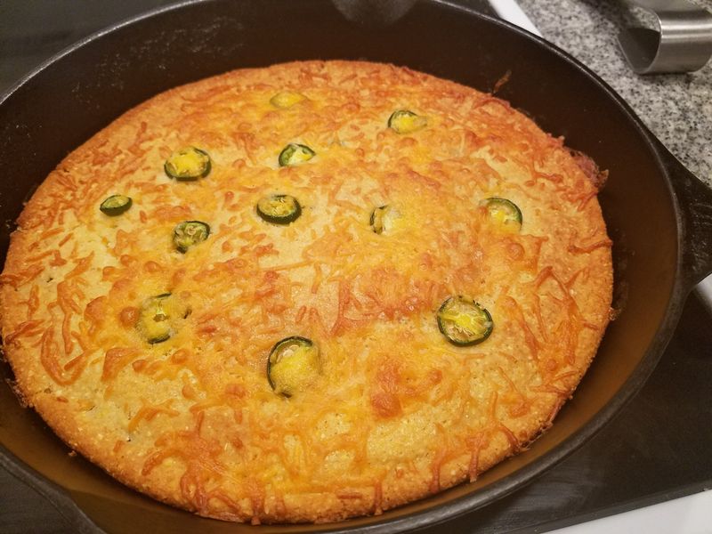 Golden Jalapeño Cheddar Cornbread