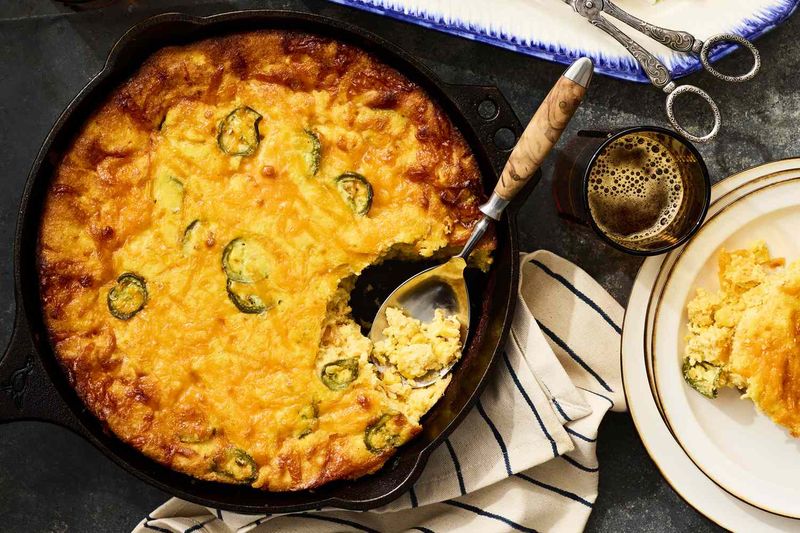 Creamy Skillet Corn Pudding