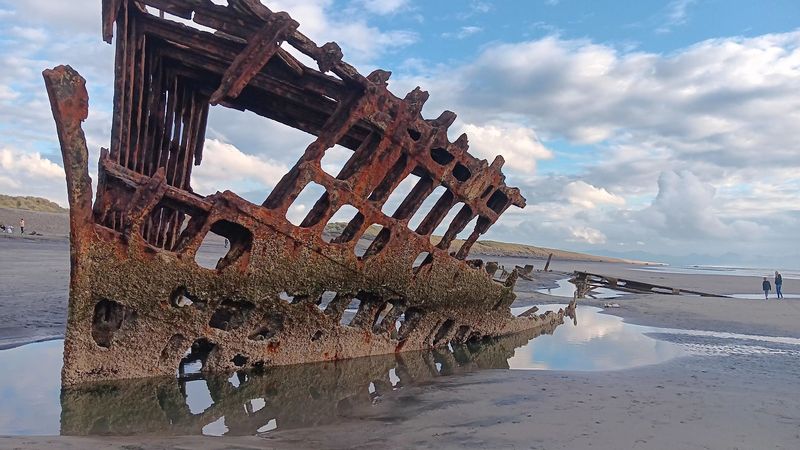 The Peter Iredale's Skeletal Presence