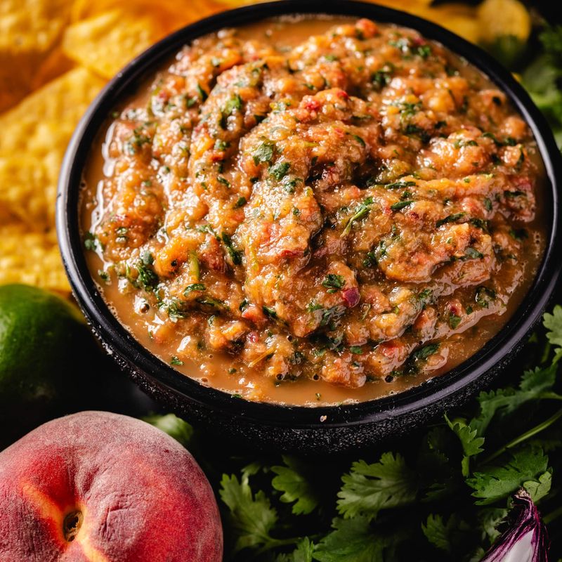 Sweet-and-Spicy Texas Peach Salsa