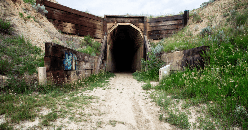 Into the Cartwright Tunnel