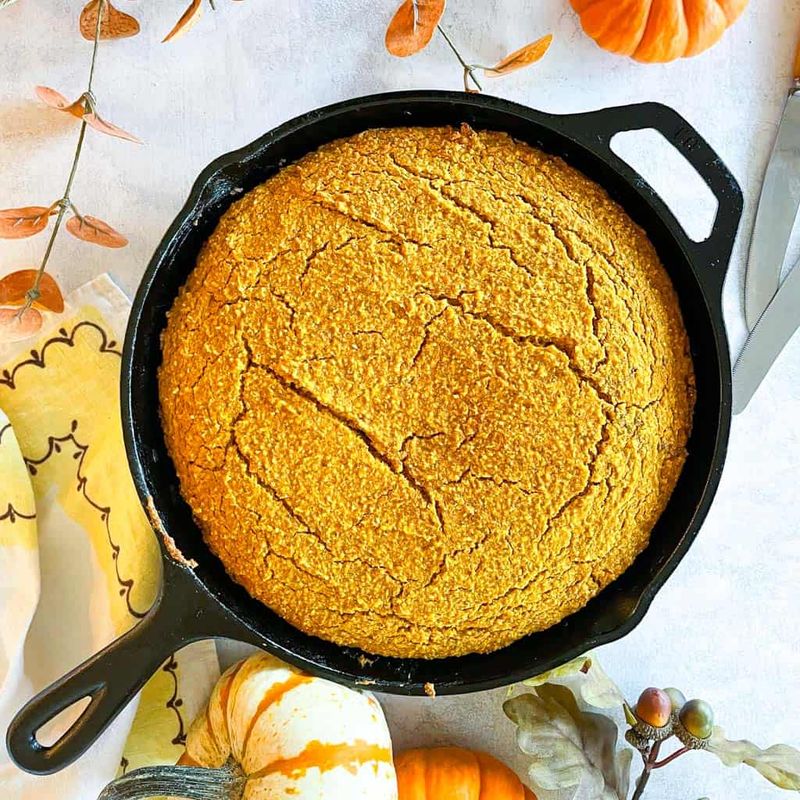Eleven Ingredient Pumpkin Cornbread