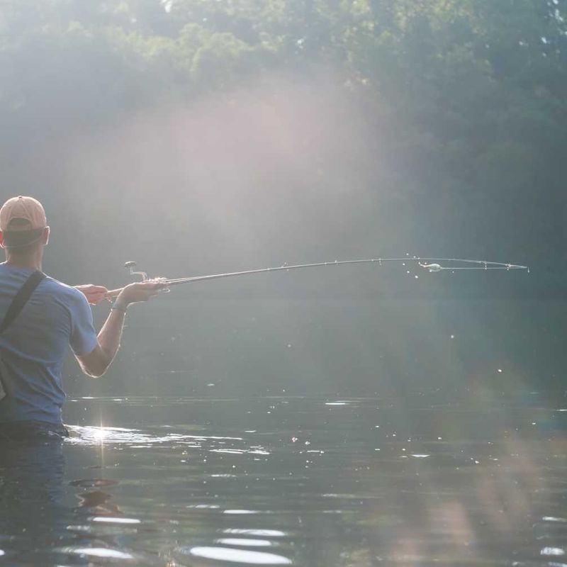 Fishing At Lake Crawford