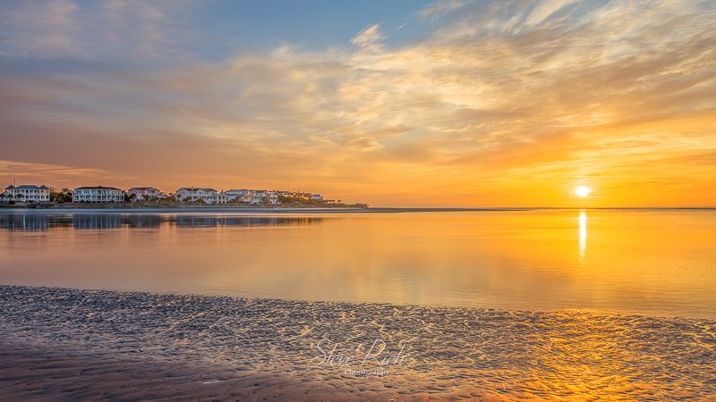 Sunrise On The Coast And Sunset Over The Lakes