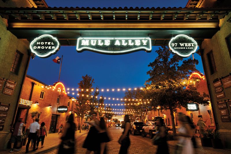 Fort Worth Stockyards And Mule Alley