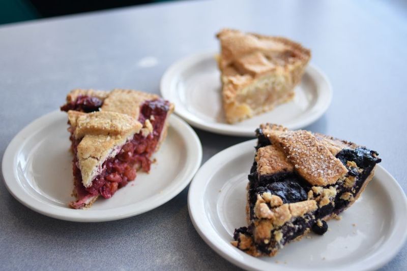 Pie Case With Tall Meringues And Seasonal Slices You Cannot Skip
