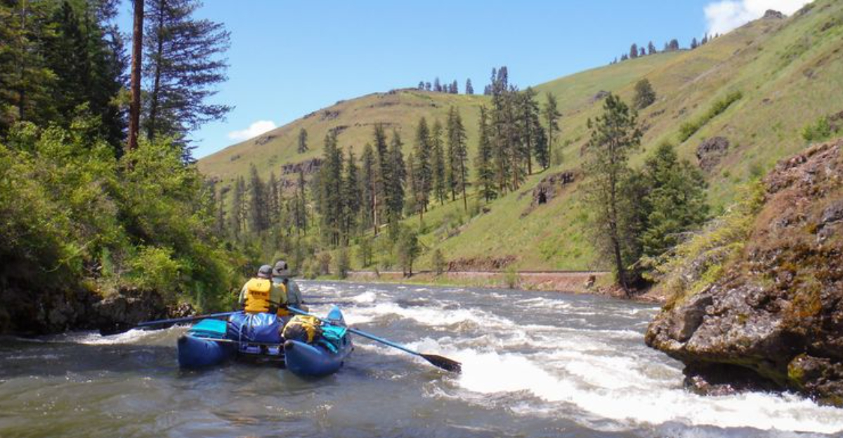 Grande Ronde River In Oregon Winds Through Untamed Beauty