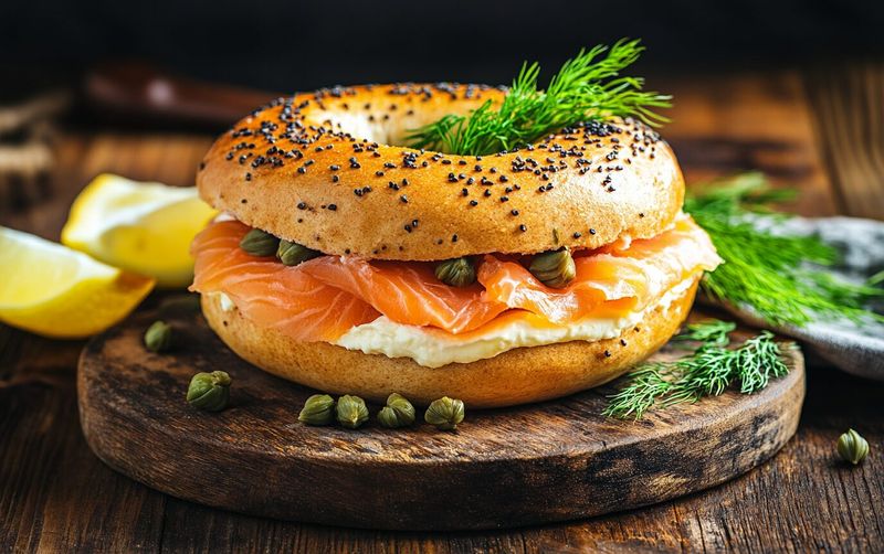 Pairing Bagels With Lox And Cream Cheese