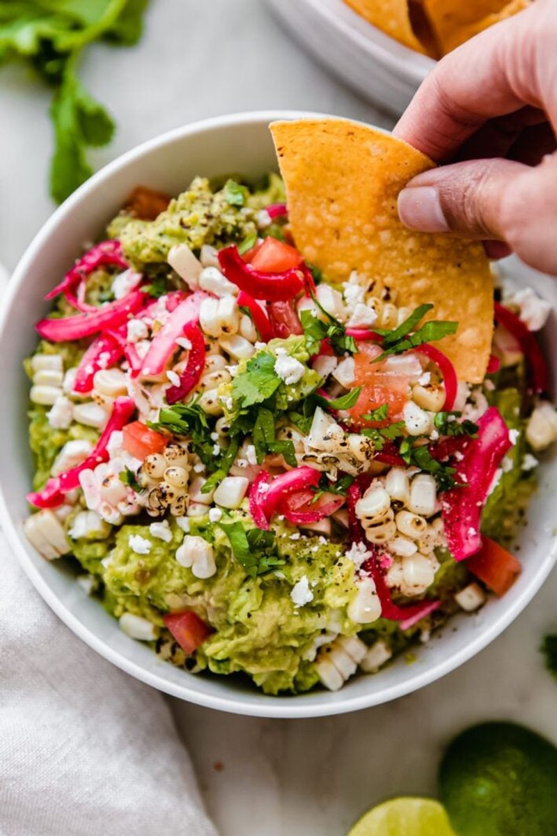 Chunky Guacamole with Charred Tomatoes
