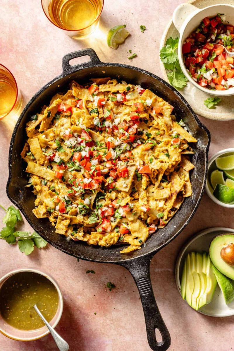 Breakfast Migas With Crispy Tortillas