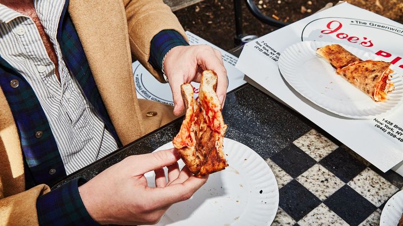 Folding Your Pizza Slice In Half