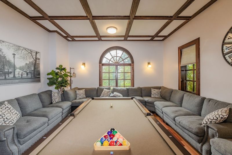Breathtaking Living Room With Cathedral Ceilings