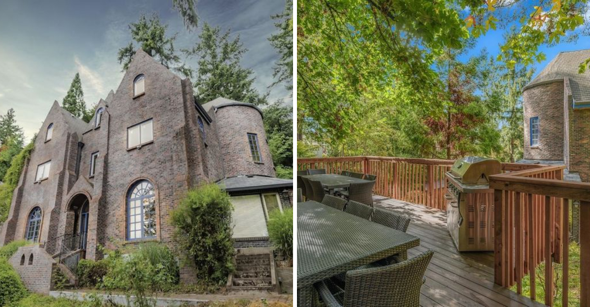 Oregon’s Enchanted Castle Estate Looms Over Southwest Portland