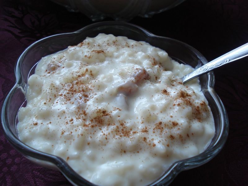 Amish Baked Rice Pudding