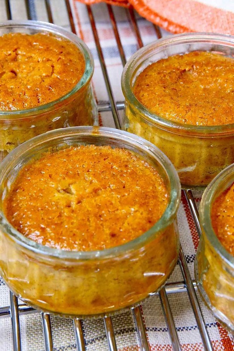 Amish Baked Pumpkin Custard Cups