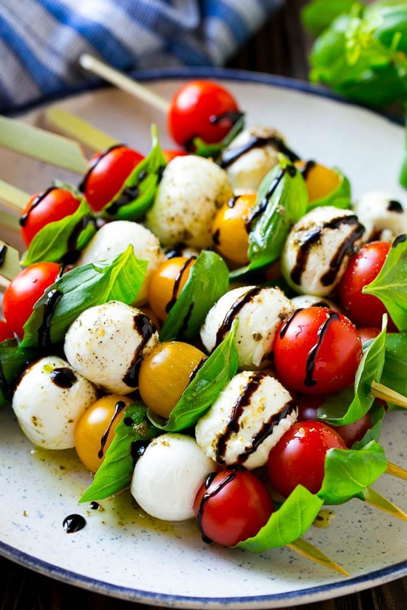 Caprese Tomato Poppers