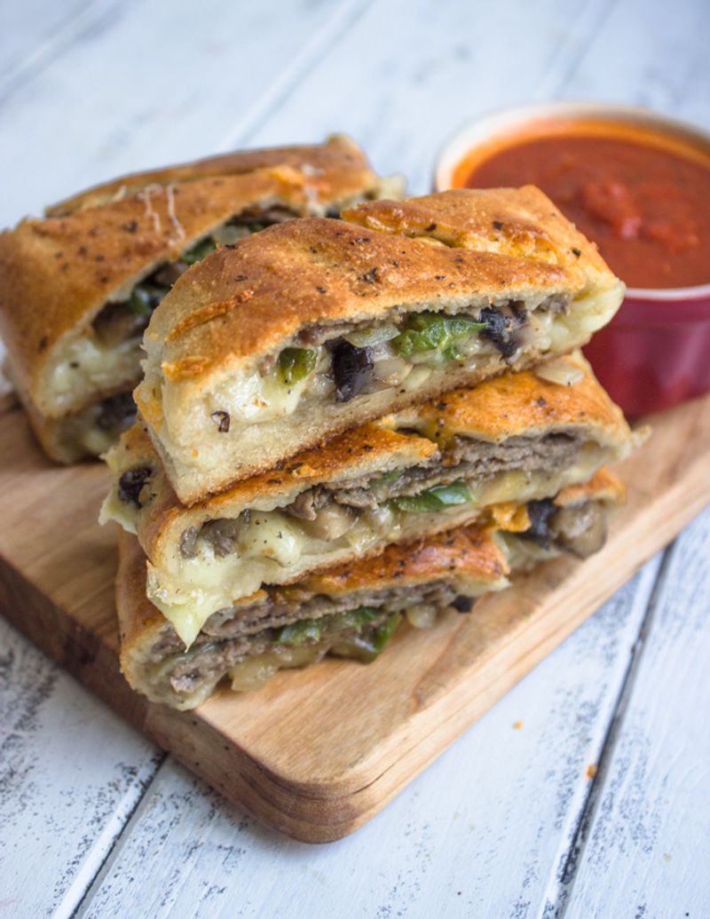 Stromboli or Stuffed Bread