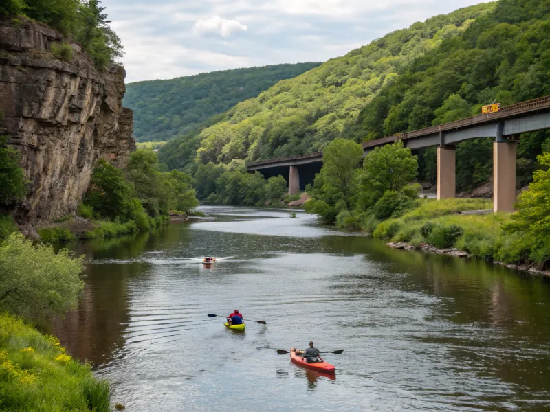 The Lehigh River’s Path
