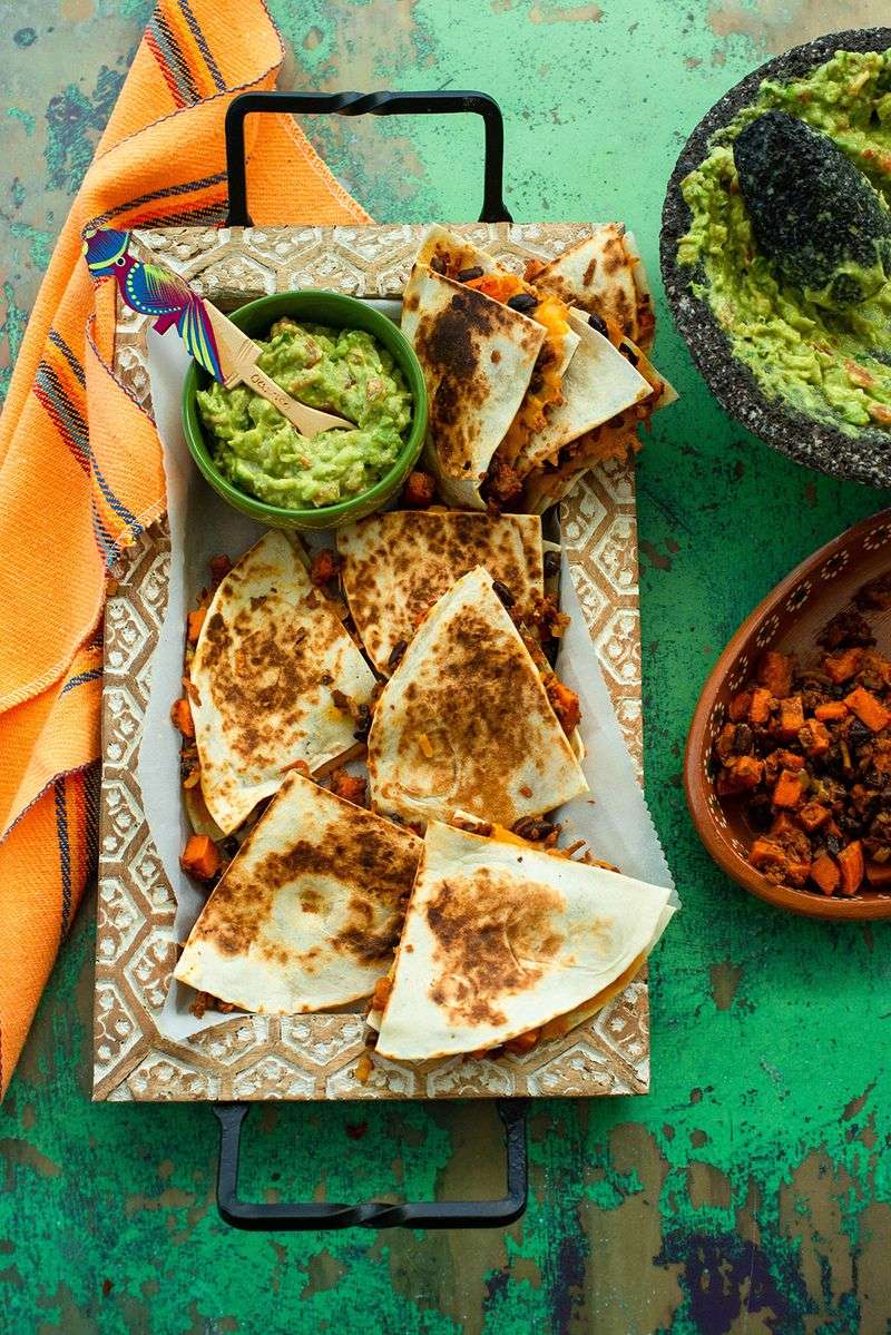 Sweet Potato & Black Bean Quesadillas
