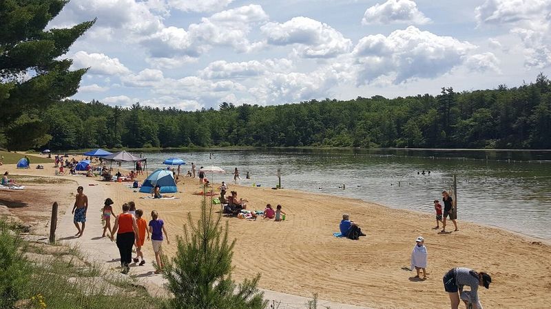 Sand Spring Lake Beach