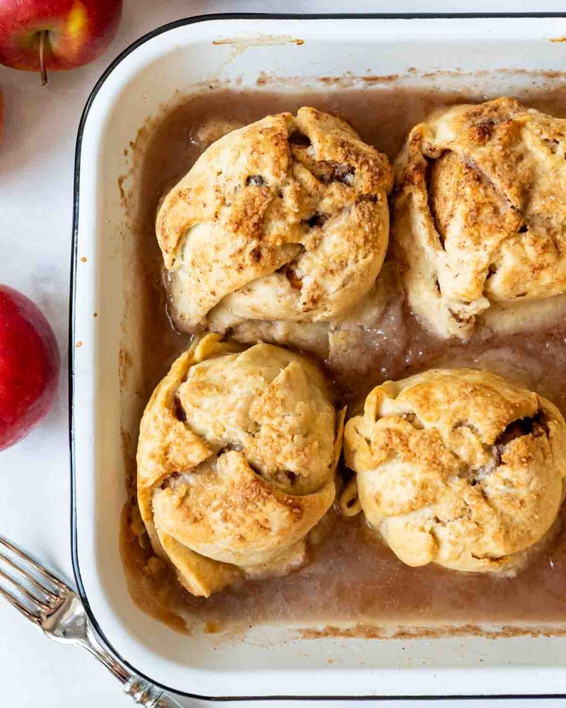 Apple Dumplings Wrapped in Love