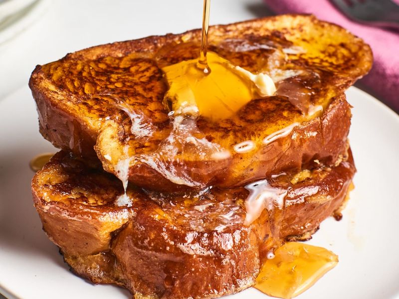 Griddle Bread French Toast, Thick And Cinnamon Rich