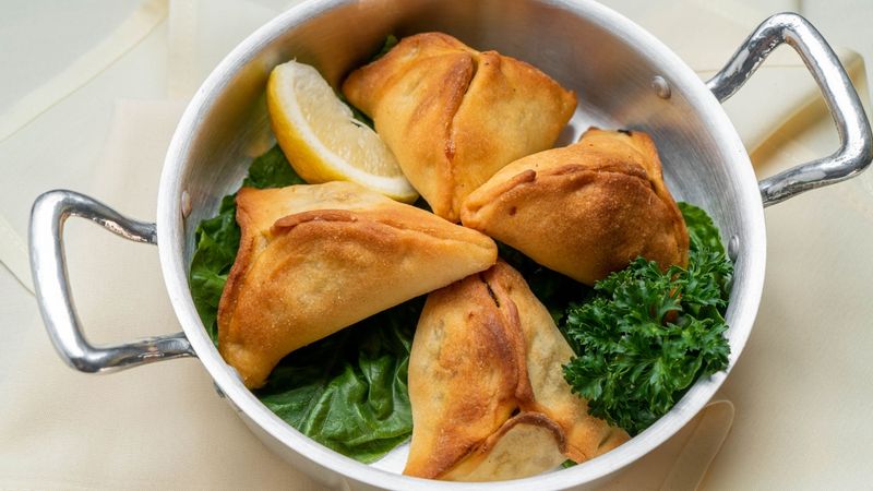 Spinach Fatayer (Lebanese Spinach Pie)
