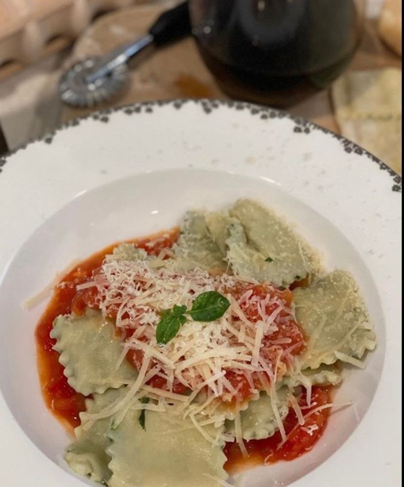Spinach–Ricotta Ravioli