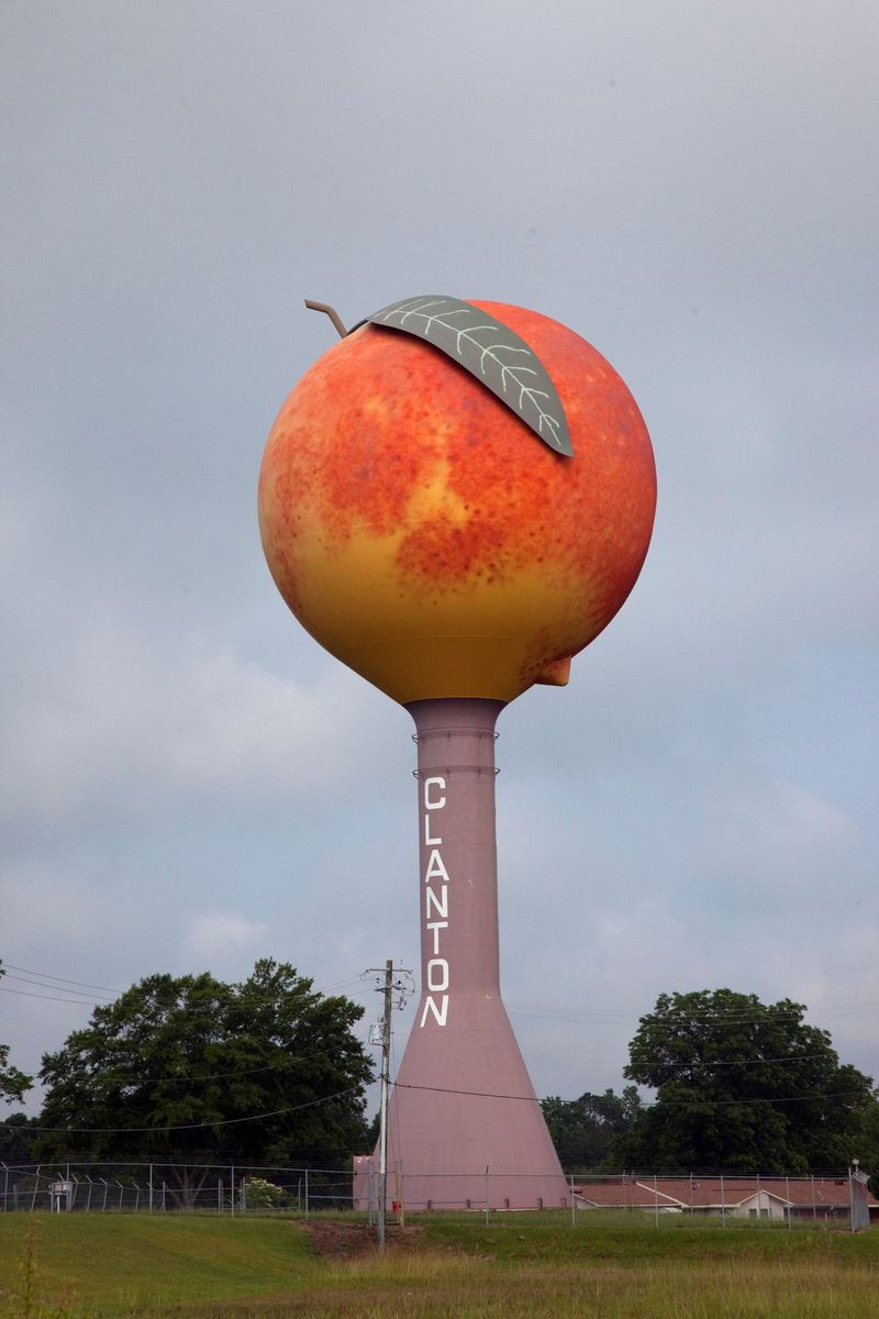 The Giant Peach Water Tower